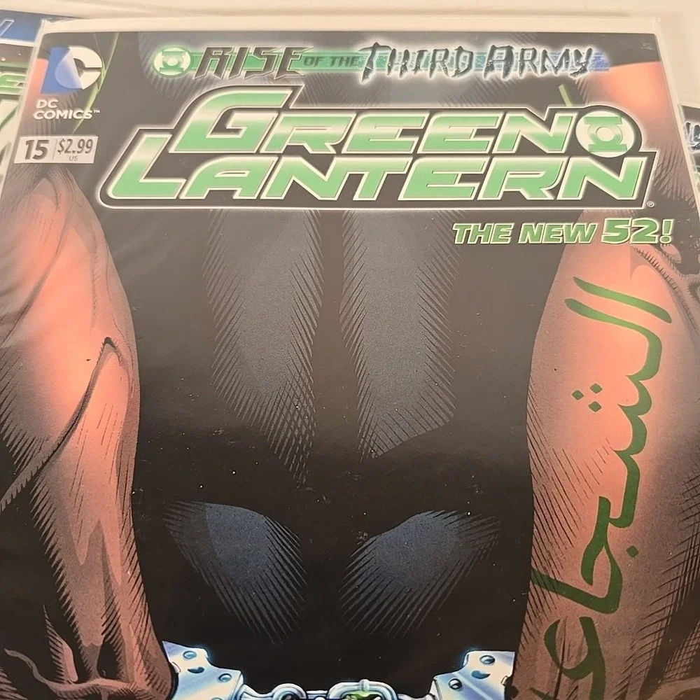 Green Lantern: Lot Of 7 The New 52! Corps Uprising Third Army New Guardians‎